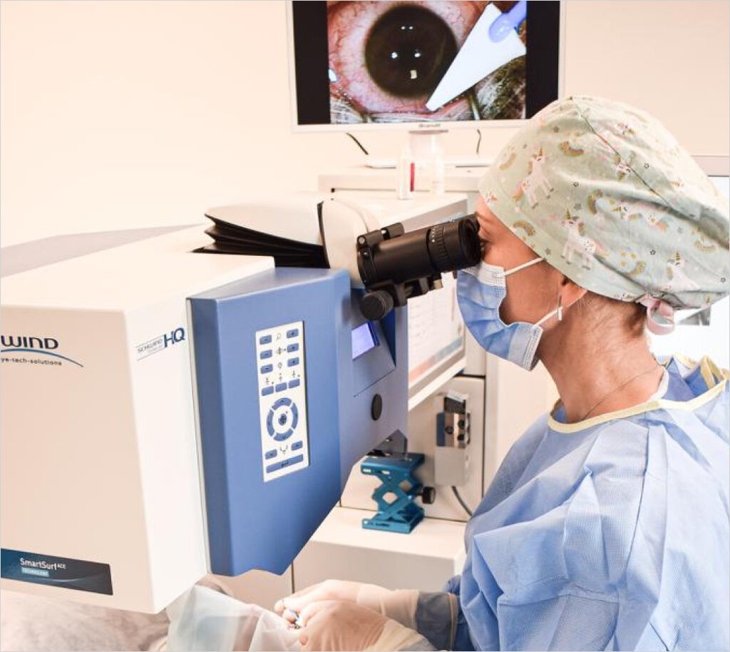 Un service au Centre Atlas Vision