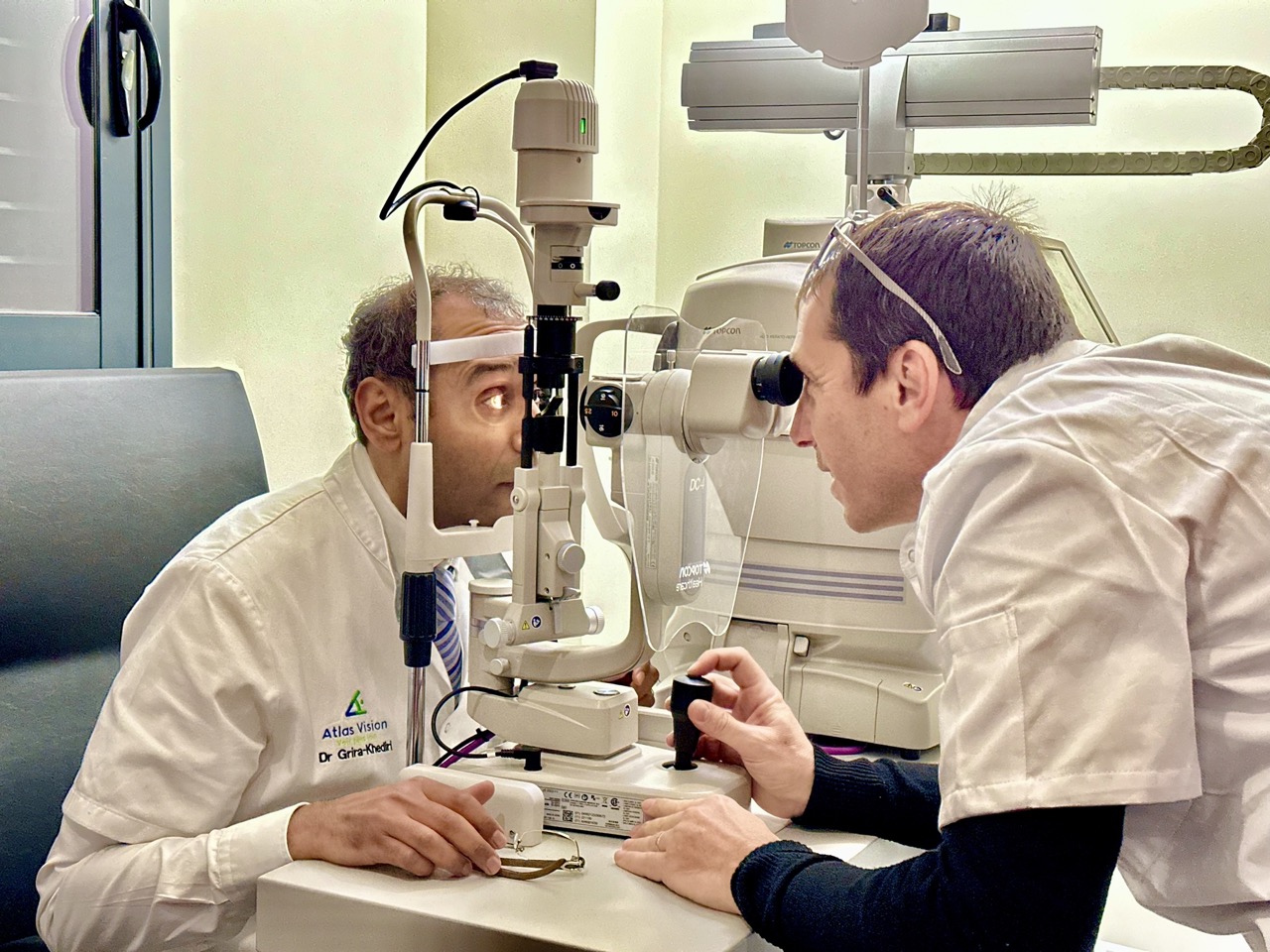 Inauguration du centre de télé ophtalmologie en collaboration avec l'hôpital d'Apt
